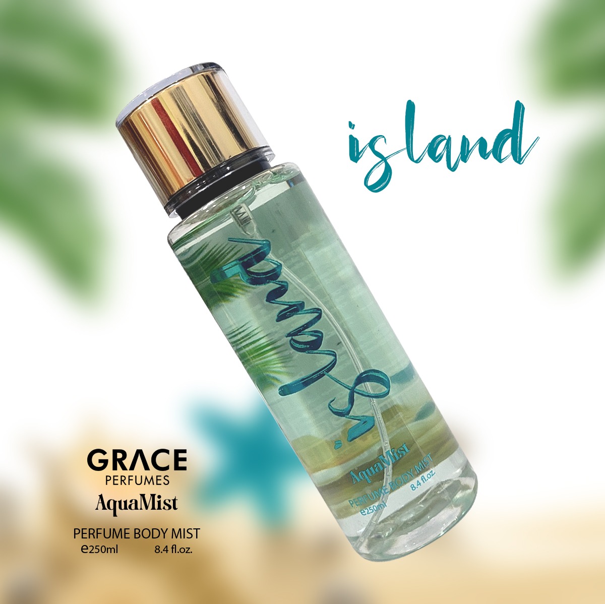 Island-Perfume Body Mist for Men and Women(250ml)