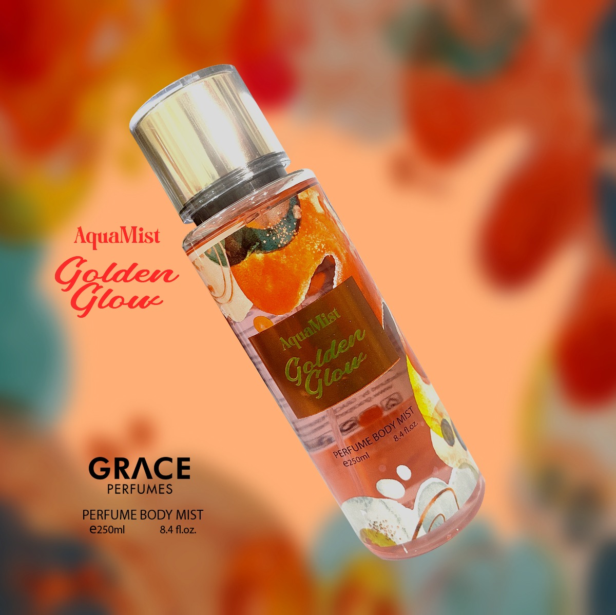 Golden Glow-Perfume Body Mist for Men and Women(250ml)